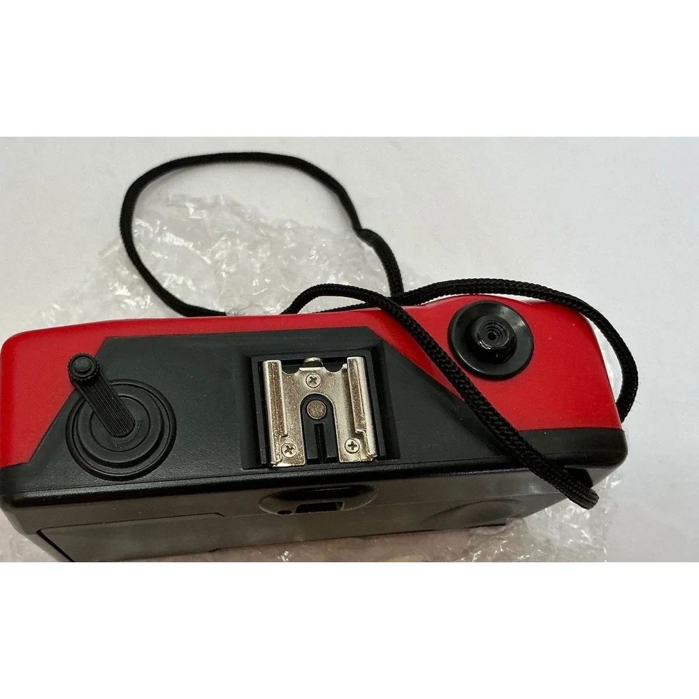 Premium Vintage 35mm Compact Camera Red Lady Luck PC-606 Point and Shoot NWT